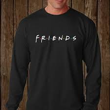 Details About New Friends 90s Famous Tv Show Long Sleeve Black T Shirt Size S 3xl