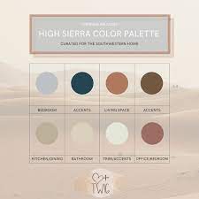 High Sierra Paint Palette Sherwin