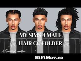 male cc folder sims 4 hair cc sims