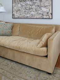 review of the west elm marin velvet sofa