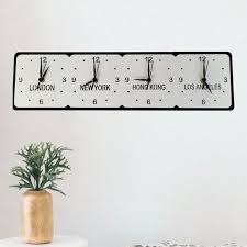 Personalised Four Time Zone Clock