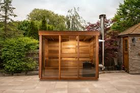 Pure Cube Outdoor Sauna Collection By