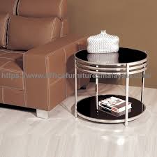 Small Round Glass Coffee Table Meja