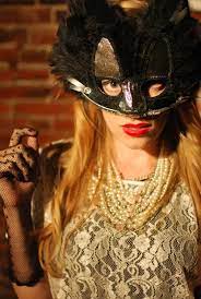 wear makeup inside masquerade masks