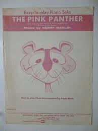 Pink Panther Sheet Music Henry Mancini 1972 Pop 31 Hit In 1963 Easy Piano Solo Ebay