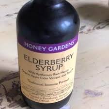 honey gardens immune syrup elderberry