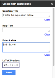 Create Math Expressions In Google Forms
