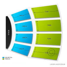 Lisner Auditorium 2019 Seating Chart