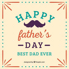 Happy Fathers Day Template Vector Free Download