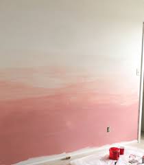 Diy Ombre Wall Mural Tutorial On Trend
