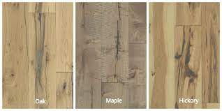 oak vs maple vs hickory flooring