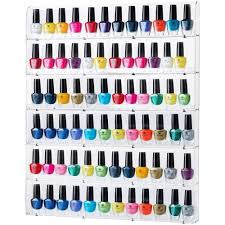 clear nail polish organizer rack