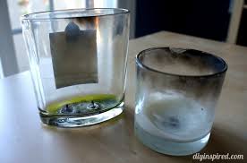 how to remove wax from glass diy inspired