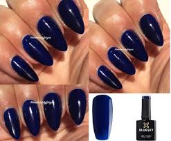 bluesky gel nail polish blue dark navy