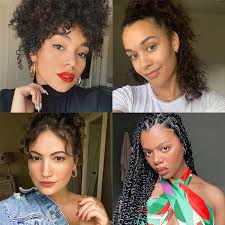 Oui oui!quick tutorial on how i cut my hair at home, to maximise my curls! 12 Easy Hairstyles For Curly Hair You Ll Want To Bookmark Who What Wear