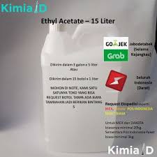 jual ethyl acetate 15 liter solvent