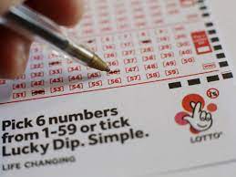 Winning National Lottery numbers ...