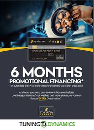 Whether you're in need of an oil change, replacing belts and hoses or installing new windshield wipers, your synchrony car care™ credit card is accepted at more than 1 million auto merchants nationwide including parts, repair, gas, services and more. Tuning Dynamics Prispevky Facebook