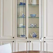 leaded glass dining room china cabinet