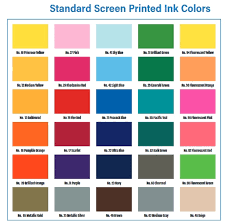 Color Chart Heritage Advertising Standard Ink Color Chart