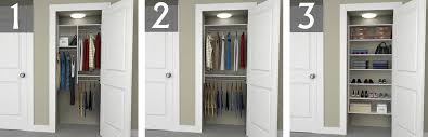 Double rod closet offers you a sturdy option for creating garment and accessory storage. Design Ideas For 6 Foot 3 Foot And 2 Foot Reach In Closets Easyclosets