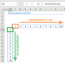sequence function