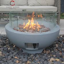 Outdoor Concrete Gas Fire Table Fire