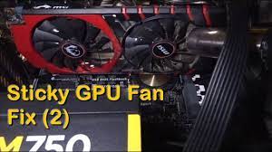 gpu fans not spinning fix how to