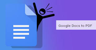 how to create pdf in google docs