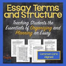Example of Types of essay organization