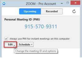 what is zoom personal meeting id and