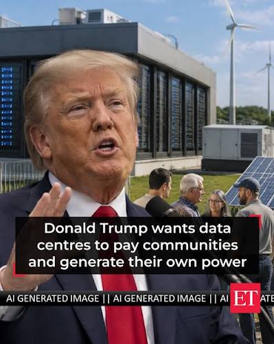 LinkInBio | Trump wants data centres to pay communities and generate their own power | US President Donald Trump said data centre operators should pay local communities or individuals a "dividend" to