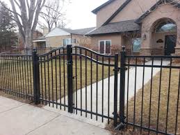 front yard fence design and