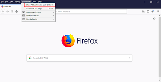 how to import bookmarks in firefox ionos