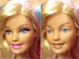 photos of barbie dolls without makeup