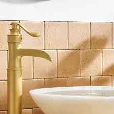 1 gpm pressure compensating aerator. Single Hole Bathroom Faucet Brushed Gold Overstock 31684571