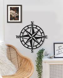 Compass Wood Wall Art Geometric