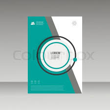 Vector Leaflet Brochure Flyer Template Stock Vector Colourbox