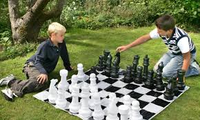 Fun Garden Chess Set And Board Tough