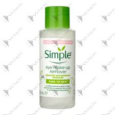 simple kind to skin eye makeup remover 50ml