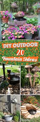 20 diy outdoor fountain ideas