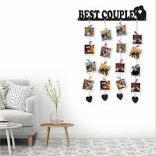 Black Mdf Love Photo Wall Hanging Size