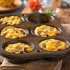 Muffin Tin Beef And Eggs gambar png