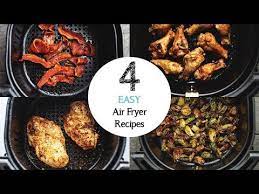4 easy air fryer recipes for beginners