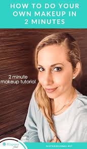 how to do your own makeup in 2 minutes