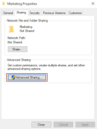 share a folder in windows server 2016