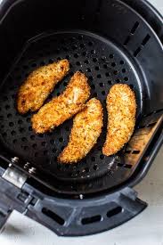 Use these chicken strips whole or cut them into pieces, and the possibilities are almost endless. Crispy Golden Air Fryer Chicken Tenders Skinnytaste