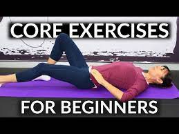 easy core exercises for beginners home