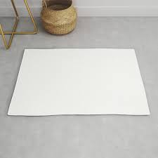 stark white solid color rug by simply