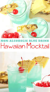 easy and refreshing hawaiian blue mocktail